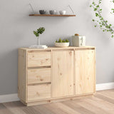813804 Sideboard 111x34x75 cm Solid Wood Pine
