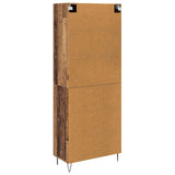 Highboard Old Wood 69.5 x 34 x 180 cm Engineered Wood 3415687