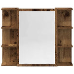ZNTS 3 Piece Bathroom Furniture Set Old Wood Engineered Wood 3328567