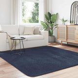 Shaggy Rug High Pile NAVARRA Navy 200x200 cm Polyester 4102883