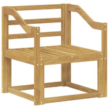 Outdoor Sofa Set Solid Acacia Wood White 3438988