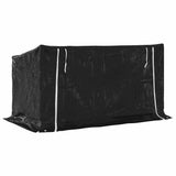 Firewood Rack with Rain Cover 200.5x100.5x110.5 cm Galvanised Steel 4104947