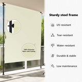 Outdoor Roller Blind 200x270 cm Cream 145942