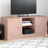 TV Cabinet Pink 99x39x44 cm Steel 841686