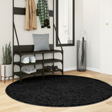 Rug OVIEDO Short Pile Black 160 cm 375568