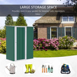 ZNTS Metal Outdoor Storage Shed, Garden Tool House Cabinet 79841847