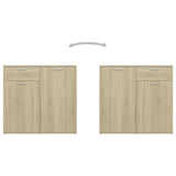 Sideboard Sonoma Oak 160x36x75 cm Engineered Wood 3074930