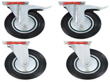 Swivel Casters 4 pcs 200 mm 143460
