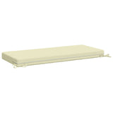 2-Piece Bench Cushions SOEST 2 pcs 100% Polyester Cream 950159