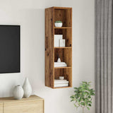 TV Cabinet Set Old Wood 37 x 37 x 142.5 cm Engineered Wood 875084