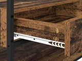Wardrobe with Shelf Old wood 89 x 39 x 184.5 cm Engineered wood 883547