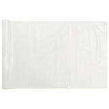 Balcony Privacy Screen White 700x120 cm PVC 4005512