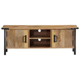 TV Cabinet 110x35x40 cm Solid Wood Mango 372722