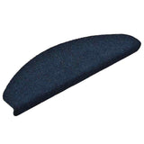 Stair Mats Self-adhesive 15 pcs 65x21x4 cm Navy Half Round Large 322357