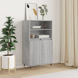 Highboard Grey Sonoma 60x36x110 cm Engineered Wood 831482
