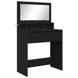 Bedroom Dressing Tables with Drawer Black 80 x 39.6 x 135 cm 888978