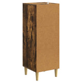 Drawer Cabinet Smoked Oak 33 x 34.5 x 90 cm Engineered Wood 895080