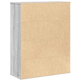 Bookcase Grey Sonoma 60x24x76.5 cm Engineered Wood 860387