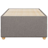 Bed Frame without Mattress Taupe 100x200 cm Fabric 3284712