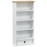 CD cabinet White 52 x 17.5 x 103 cm Solid Pine Wood 42024949
