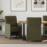 Dining Chairs with Wheels 2 pcs Army green 57 x 67 x 95 cm 42017846