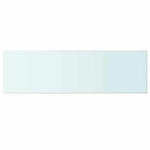 Shelves 2 pcs Panel Glass Clear 100x30 cm 3051586