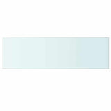 Shelves 2 pcs Panel Glass Clear 100x30 cm 3051586
