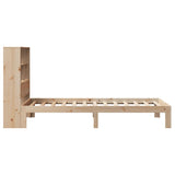 Bookcase Bed without Mattress 100x200cm Solid Wood Pine 3322558