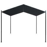 Gazebo Pavilion Tent Canopy 3x3 m Steel Anthracite 47963