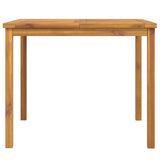 Garden Dining Table 90x90x74 cm Solid Wood Acacia 362240