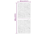 Medium Pile Soft and Washable Rug HUARTE Sand 80 x 400 cm 42022497