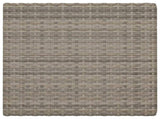 Folding Bistro Table Grey 55x54x71 cm Poly Rattan 319985