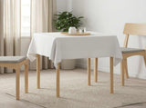 Table Cloth 5 pcs Rectangular White 140 x 140 cm Polyester 42040210