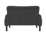 GOMYWAY corduroy fabric, comfortable monochrome single person wide seat chair, suitable for living W2678P422249
