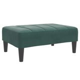 Footstool Dark Green 77x55x31 cm Velvet 4007386
