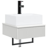Wall-Mounted Wash Basin White 40 x 41 x 39 cm Engineered Wood 890198