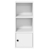 Bookcase White 31x24x77 cm Engineered Wood 860328