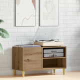 Record Cabinet Artisan Oak 84.5x38x48 cm Engineered Wood 857164