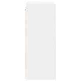 TV Wall Cabinet White 59.5 x 31 x 80 cm Engineered Wood 892359