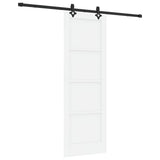 Sliding Door ORKDAL White 73.5 x 211 cm Solid Pine Wood 3333637