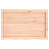 Table Top 80x50x cm Untreated Solid Wood Oak 3156295