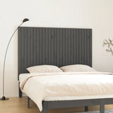 Wall Headboard Grey 166x3x110 cm Solid Wood Pine 824960