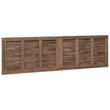 Bed Headboard Natural Solid Teak Wood 42024575