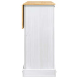 Kitchen Storage White and Honey Wax 112 x 70 x 91.5 cm 42033379