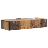 Wall-Mounted Side Table Old Wood 87.5 x 34.5 x 17 cm 898163