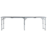 Folding Beer Pong Table with Cups and Balls 240 cm 3056793