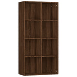 Book Cabinet/Sideboard Brown Oak 66x30x130 cm Engineered Wood 815251