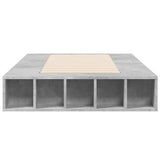 Bed Frame without Mattress Concrete Grey 100x200 cm 3280513