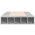 Bed Frame without Mattress Concrete Grey 100x200 cm 3280513