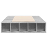 Bed Frame without Mattress Concrete Grey 100x200 cm 3280513